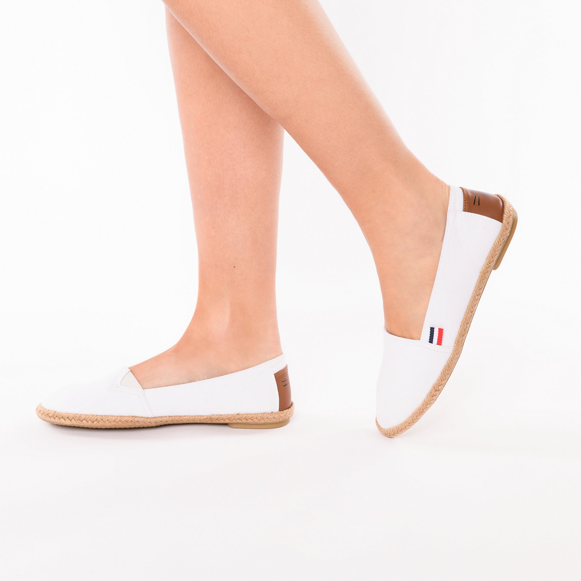 Frauen Halbschuhe Inselhauptstadt Espadrilles in Weiß - PO07373 Frauen Halbschuhe Inselhauptstadt Espadrilles in Weiß - PO07373