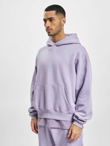 Sweat-shirt DEF en violet : devant