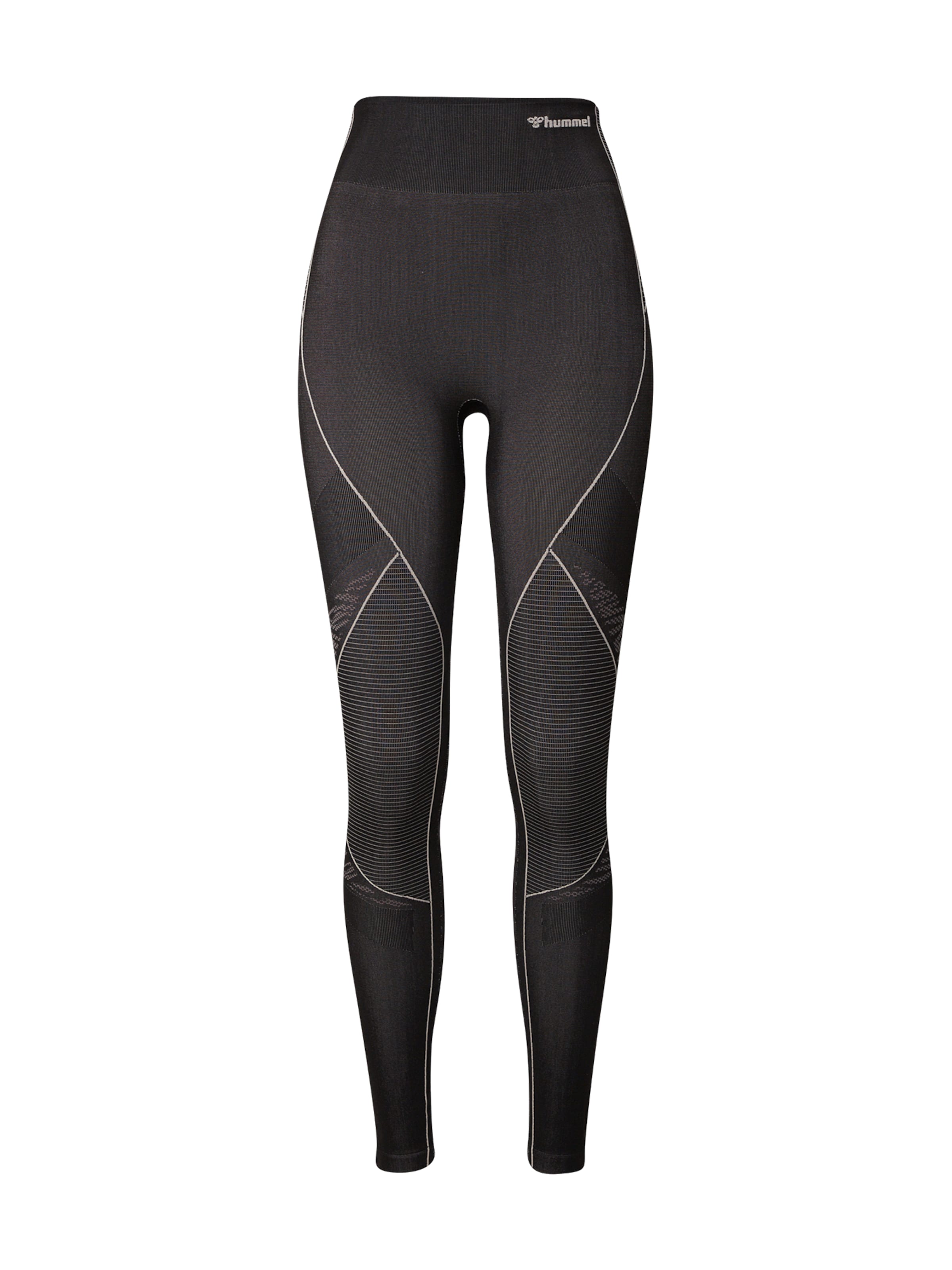 Hummel Skinny Sportbroek 'Mila' in Zwart: voorkant