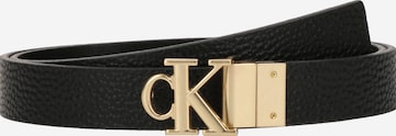 Ceinture Calvin Klein Jeans en noir : devant