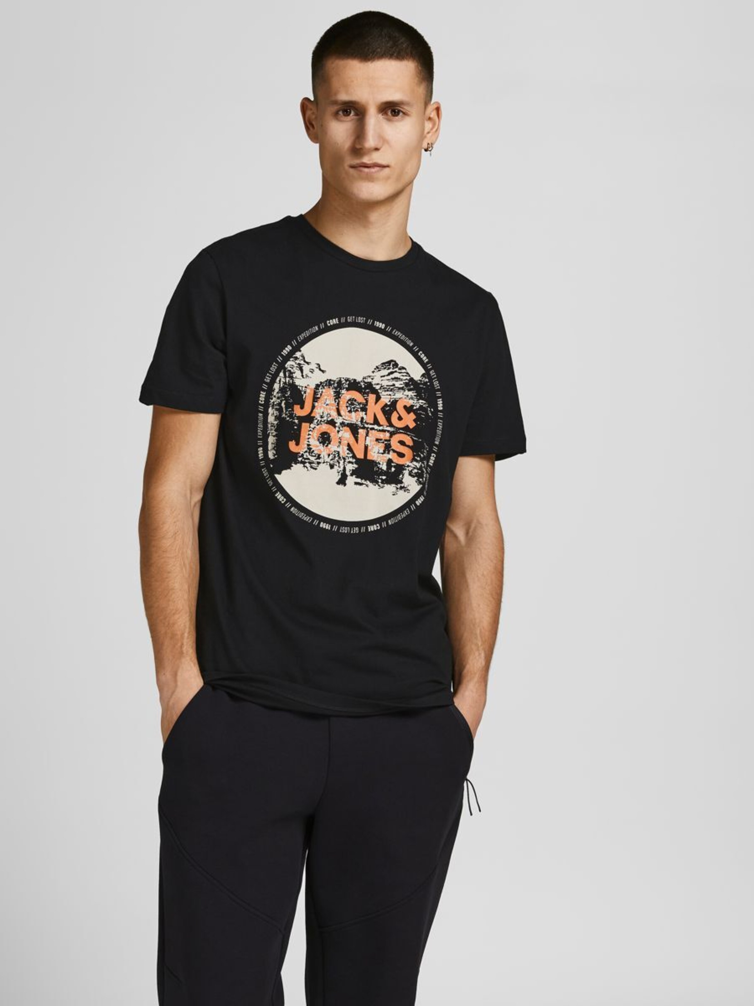 Männer Shirts JACK & JONES Shirt in Schwarz - LW77922 Männer Shirts JACK & JONES Shirt in Schwarz - LW77922