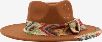 NALì Hut 'JANE' in Braun: Vorderseite