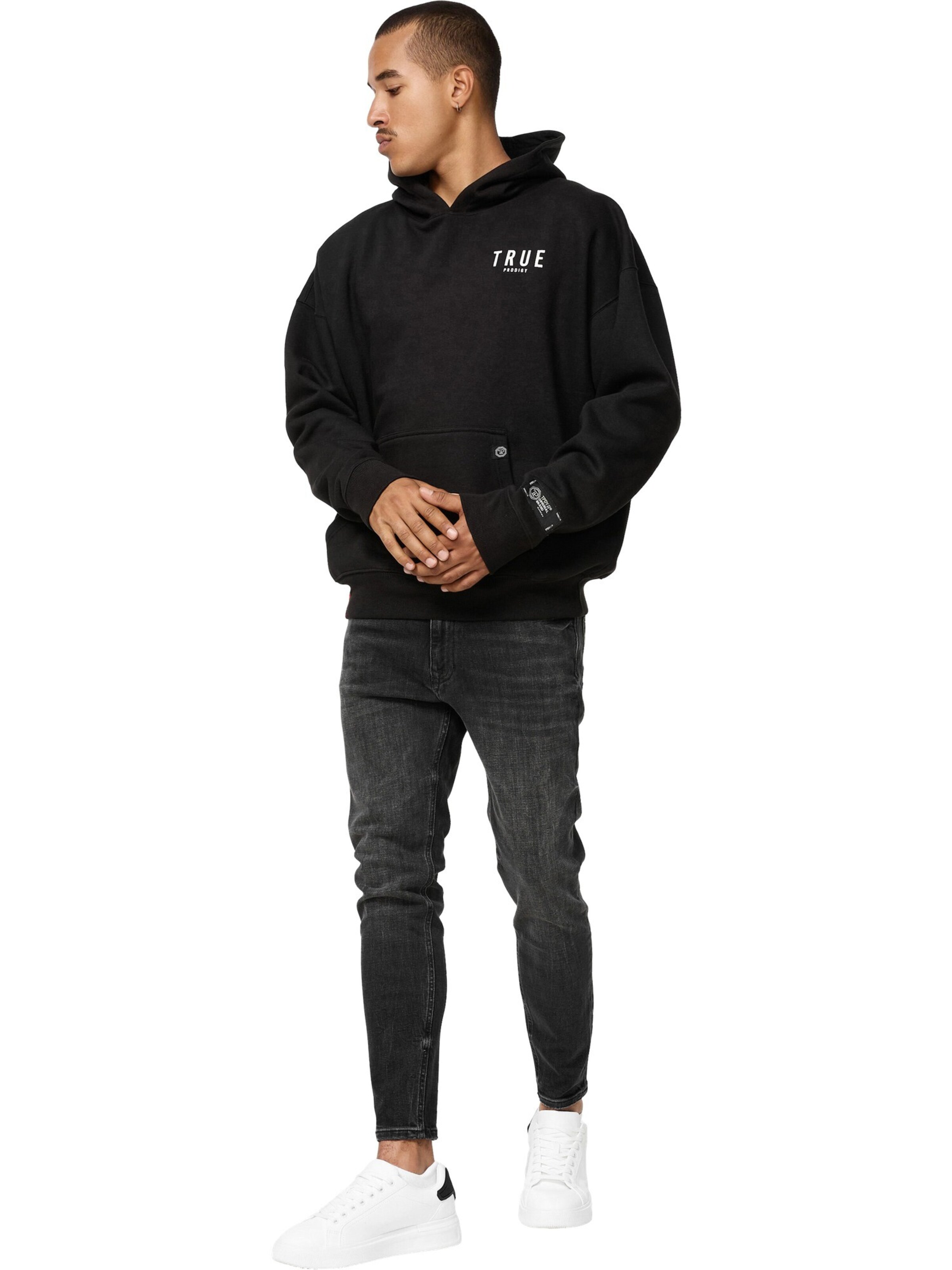 trueprodigy Collegepaita 'Lucian' värissä musta