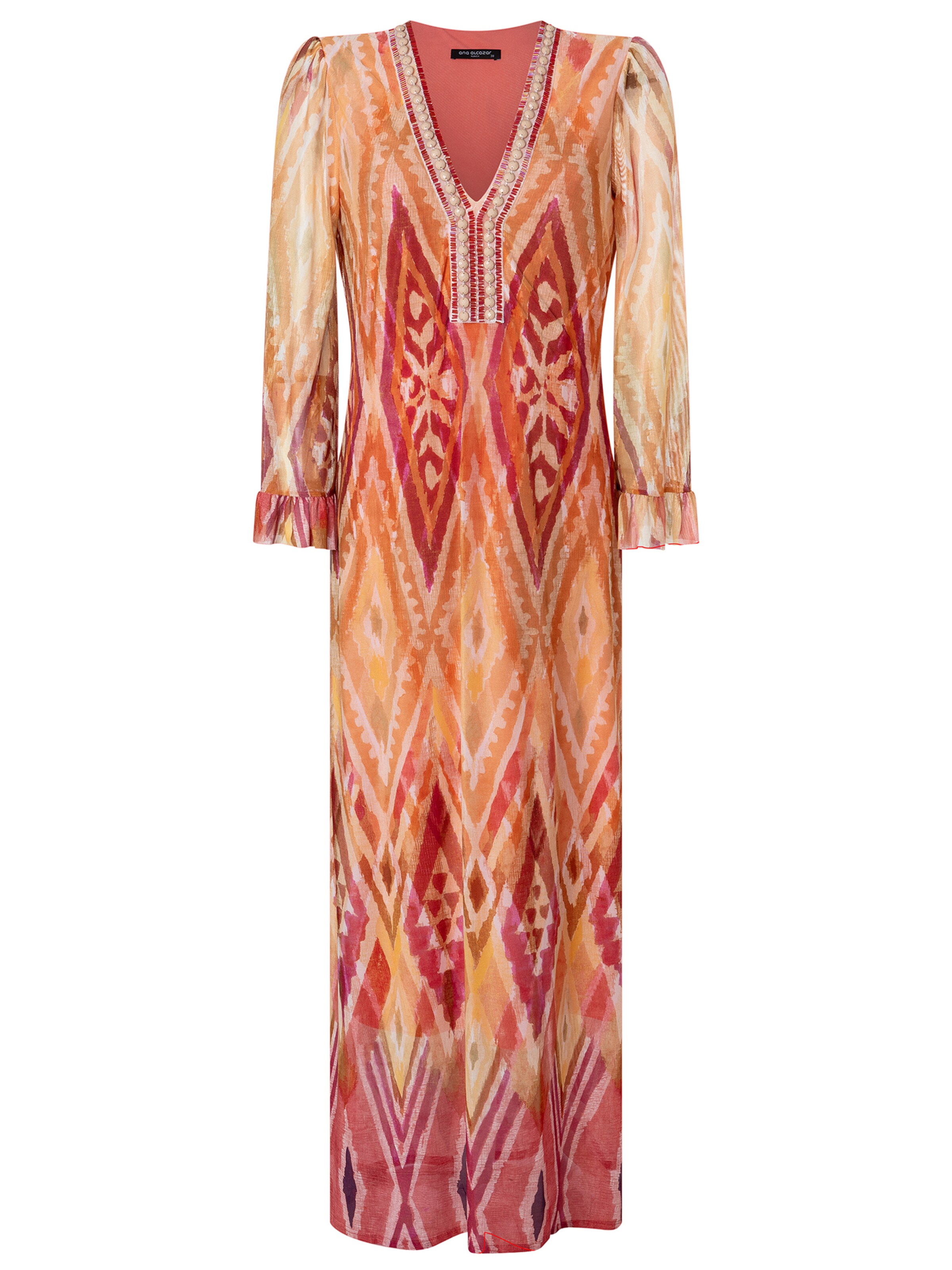 Ana Alcazar Kleid 'Zibby' in Orange: Vorderseite