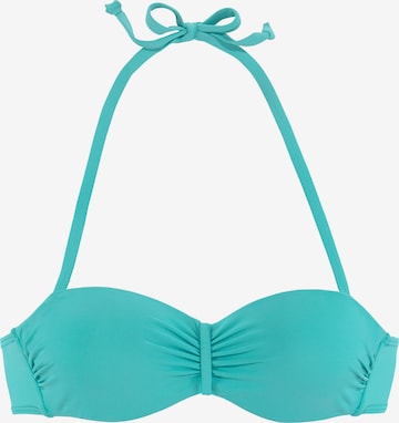 VENICE BEACH Bandeau Góra bikini w kolorze niebieski: przód