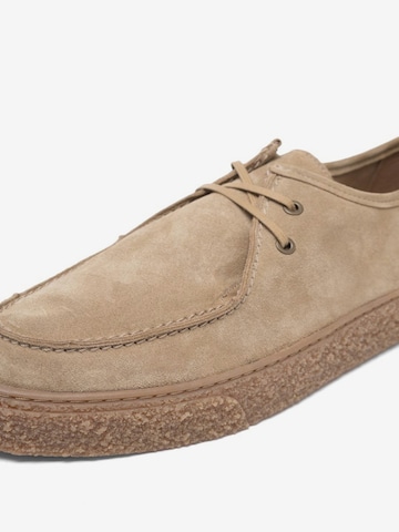 Mocassino 'CHAD' di Bianco in beige