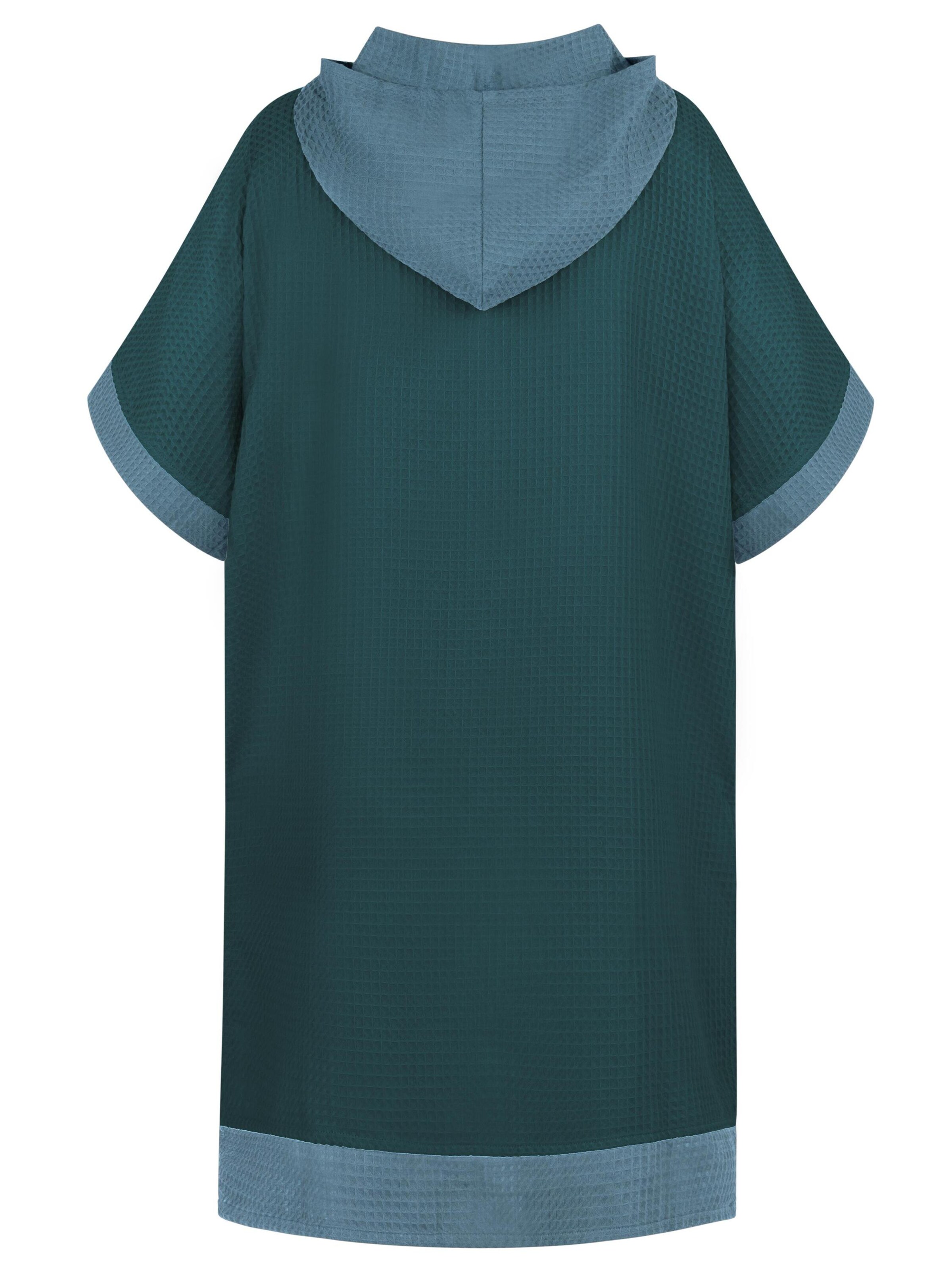 Peignoir long normani en bleu