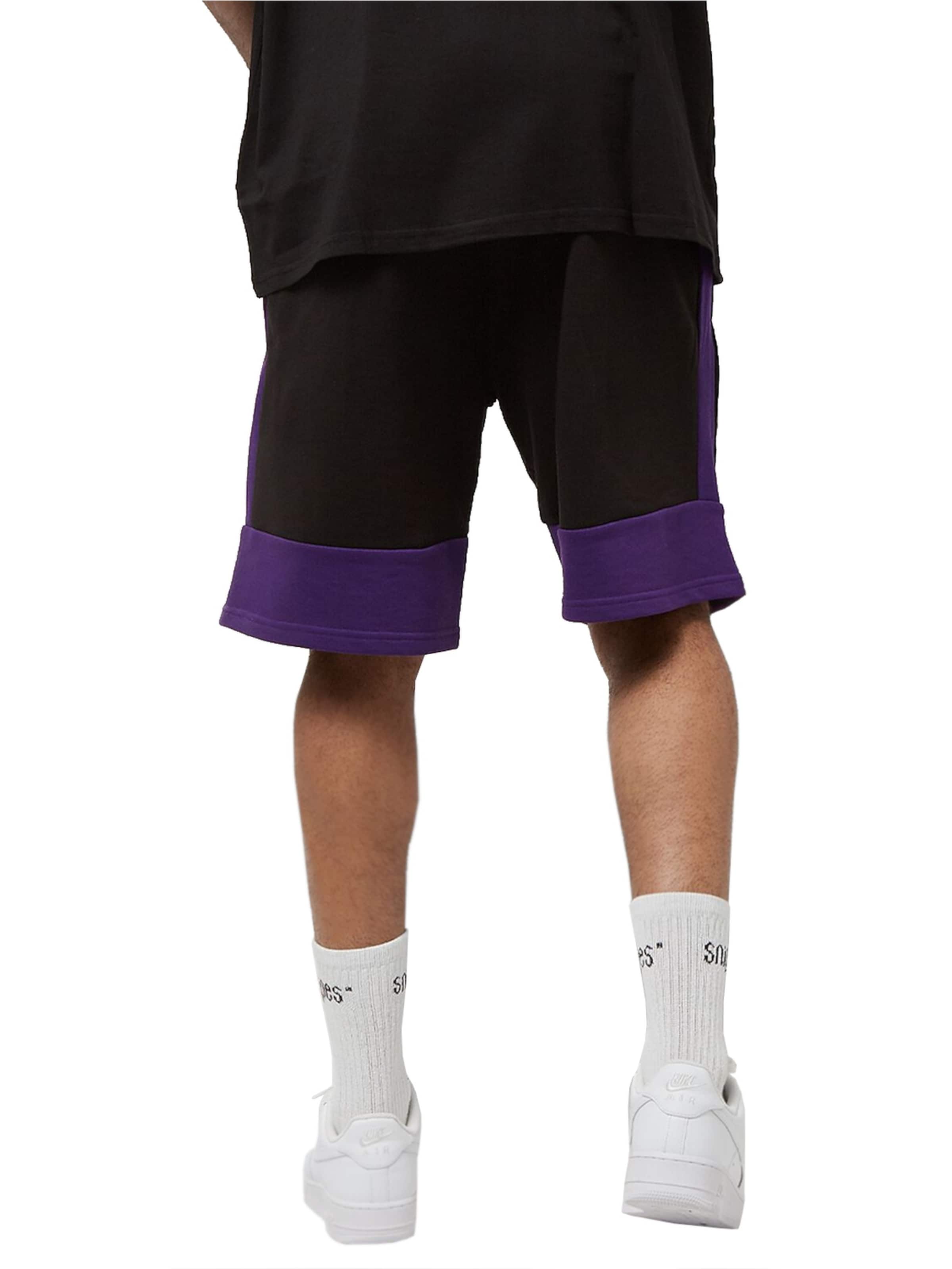 NEW ERA Regular Workout Pants 'NBA' in Black