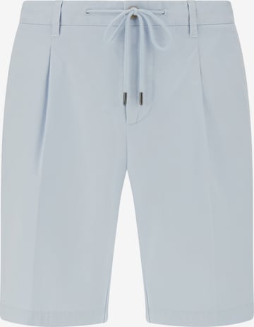 Boggi Milano - Pantalón plisado en azul: frente