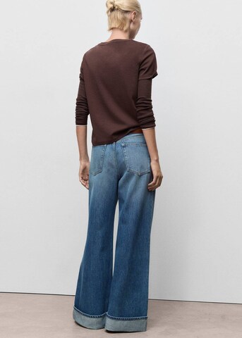 MANGO Wide leg Jeans 'Carlota' in Blue