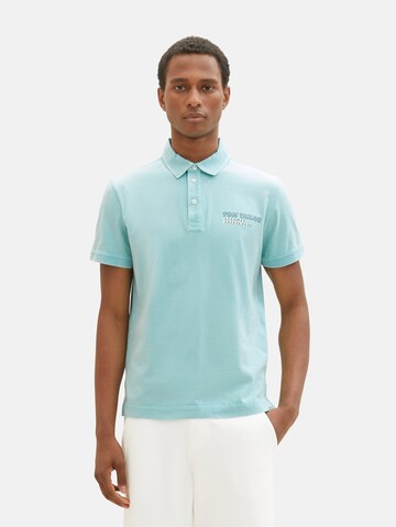 TOM TAILOR Poloshirt in Blau: predná strana