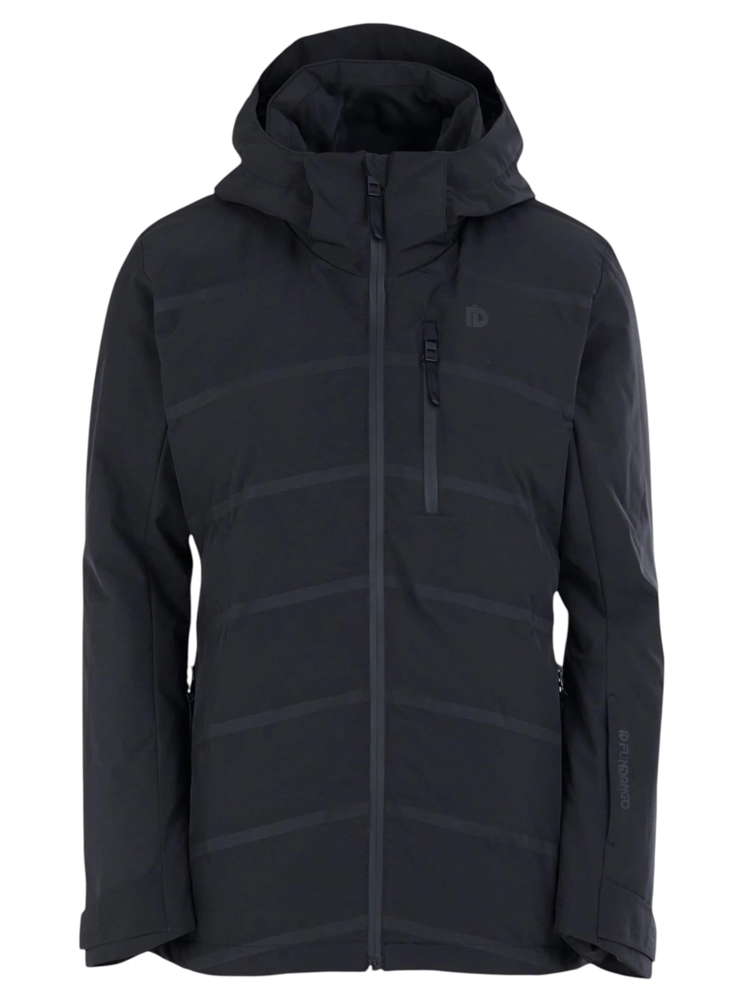Fundango Outdoor jacket 'Pumila Padded ' in Black: front