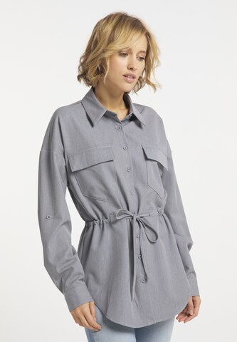 usha BLUE LABEL Blouse in Grijs: voorkant