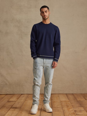 Pull-over 'Darian' DAN FOX APPAREL en bleu