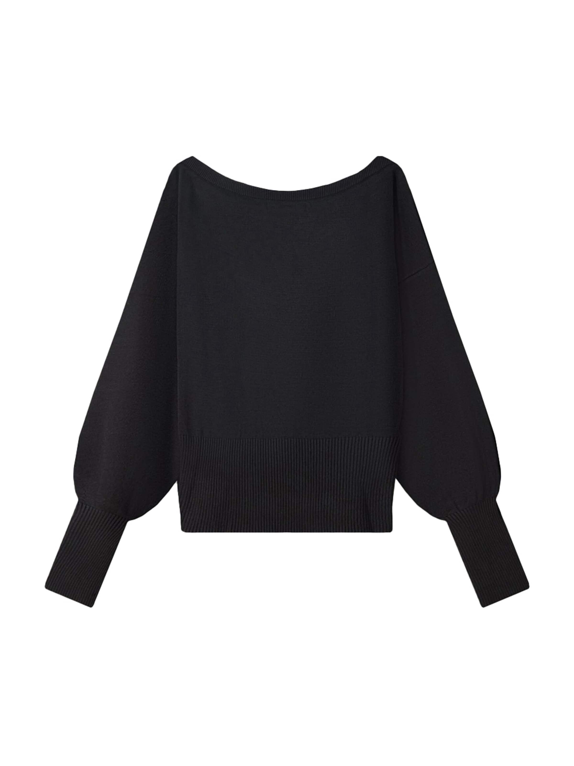 Pullover di Bershka in nero: frontale