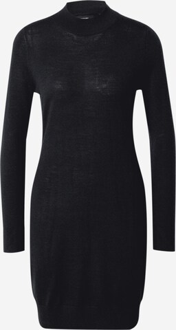 Superdry Плетена рокля в черно: отпред