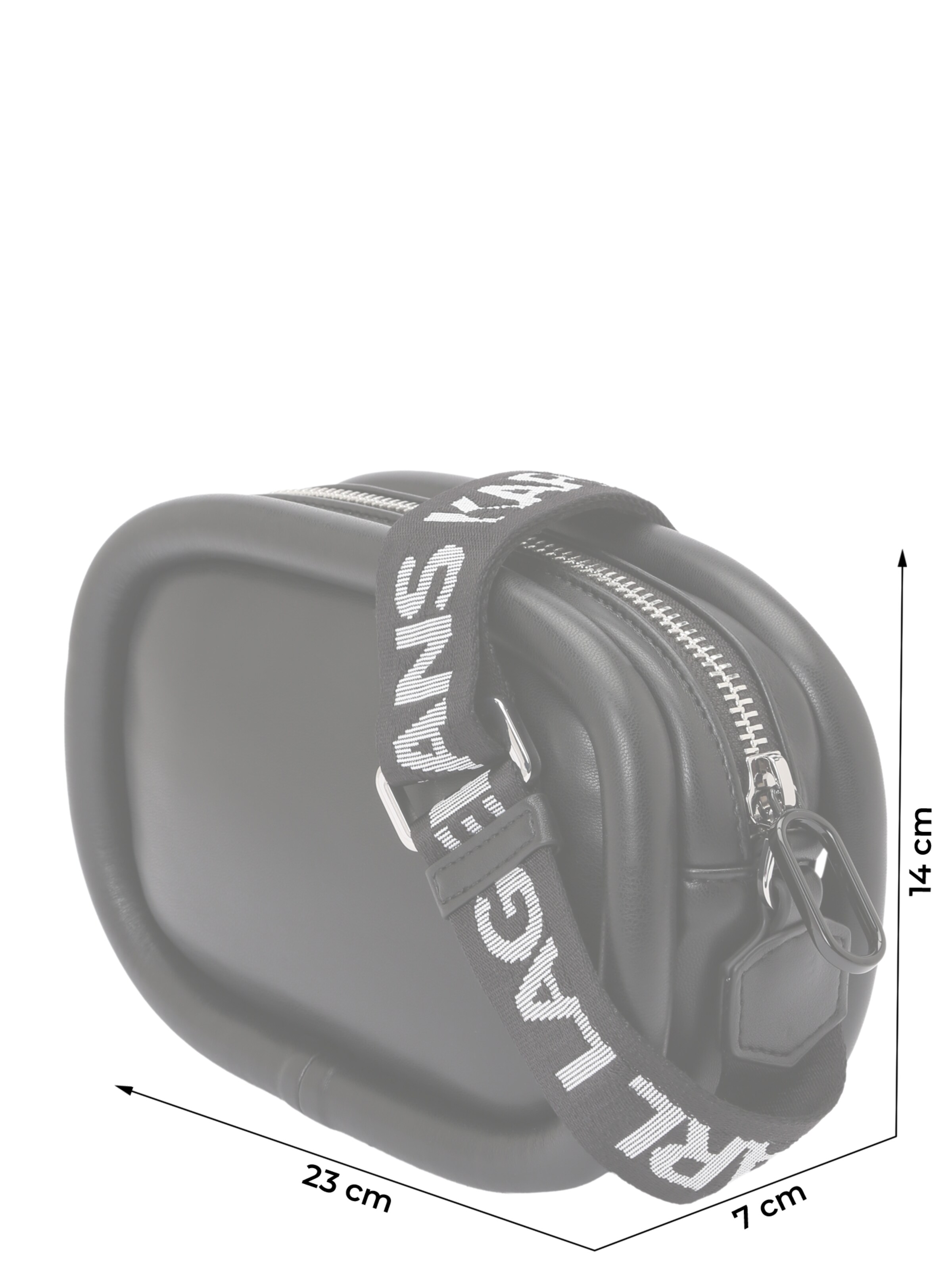 KARL LAGERFELD JEANS Чанта с презрамки в черно