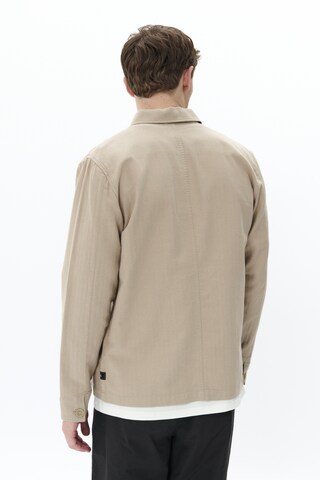 Matinique Regular fit Overhemd 'Heritage' in Beige