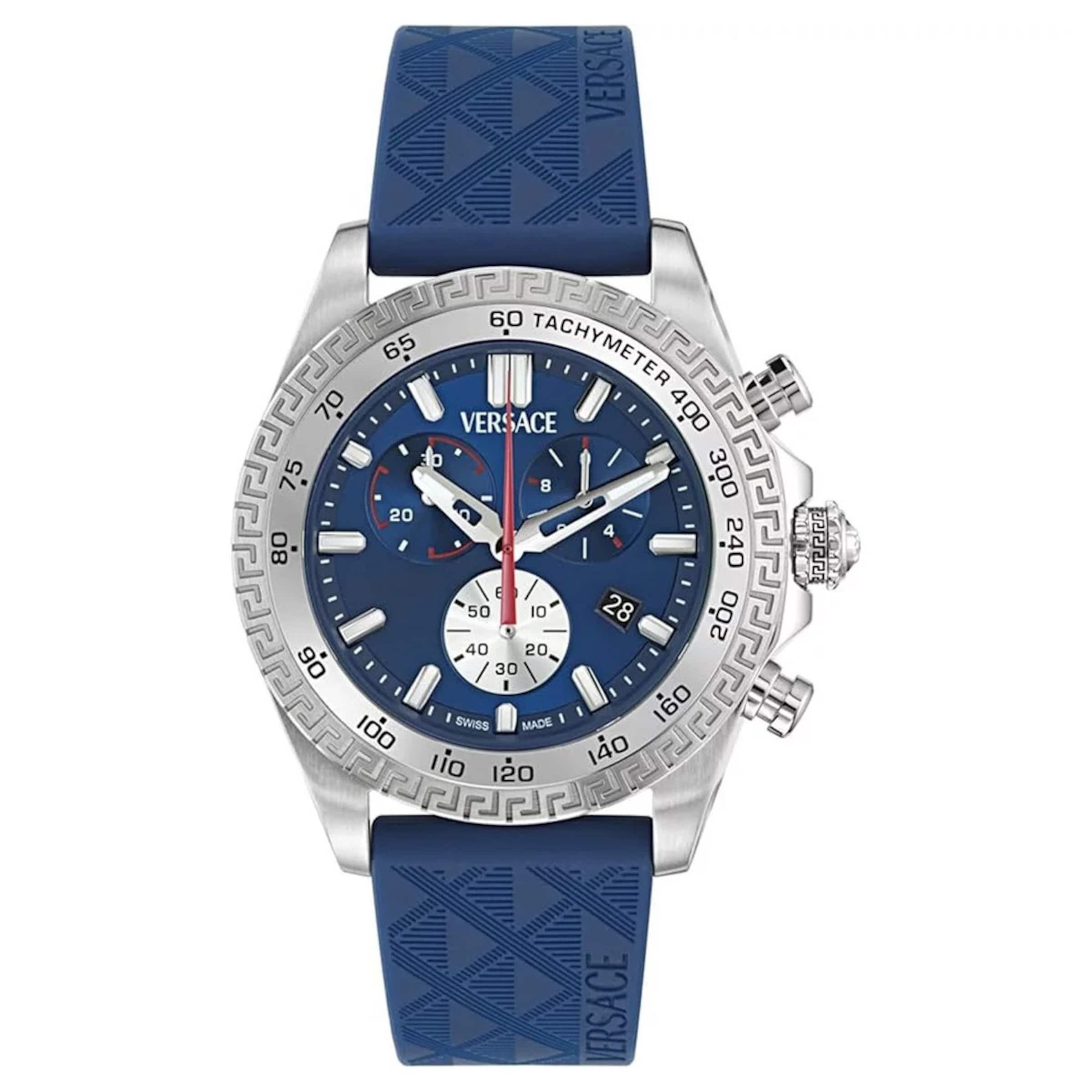 VERSACE Analog Watch in Blue / Silver, Item view