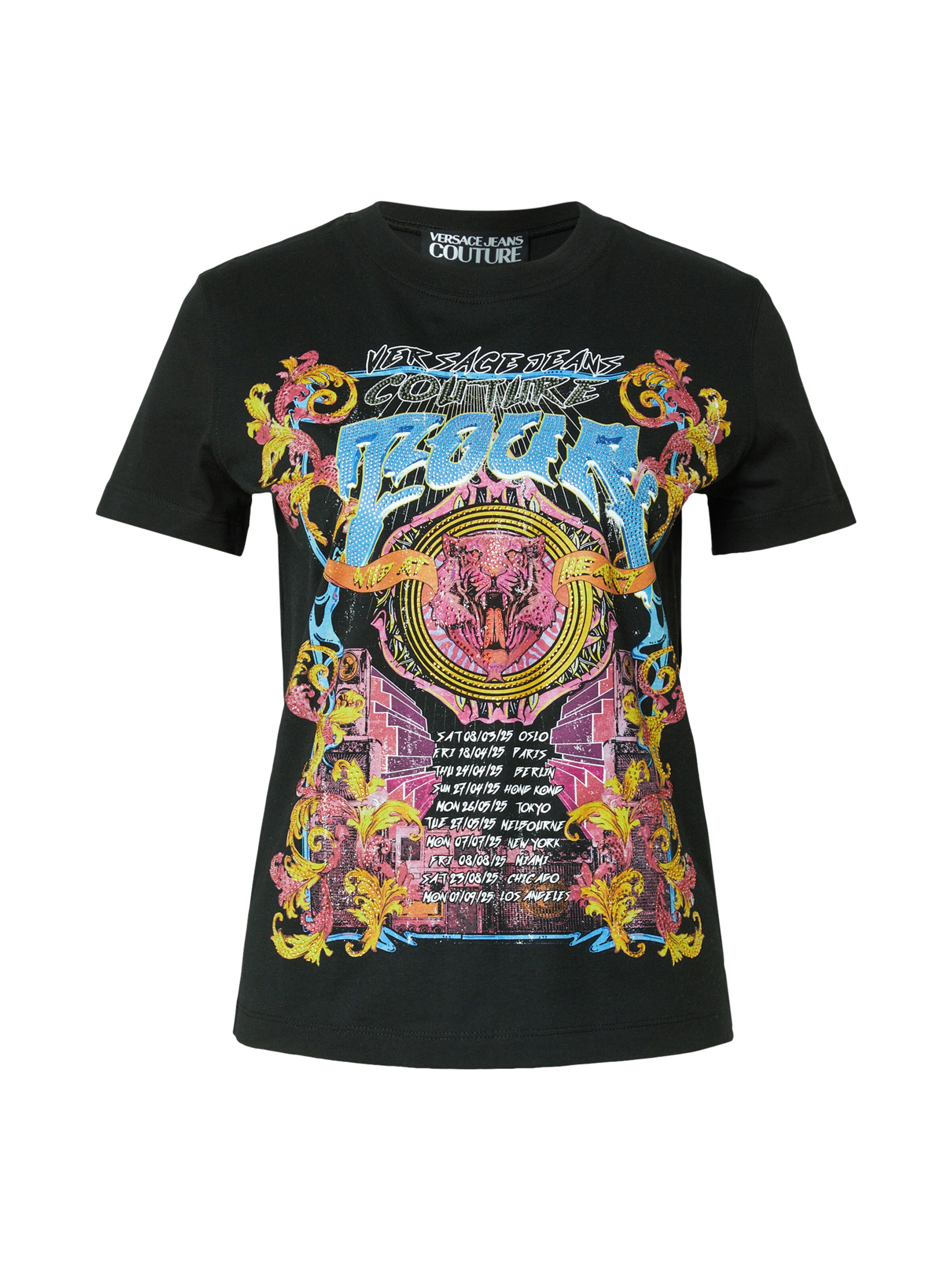 Versace Jeans Couture Tričko – černá: přední strana