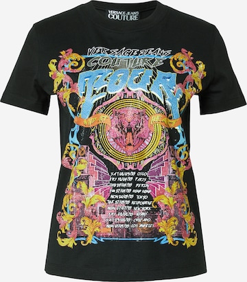 Versace Jeans Couture - Camiseta en negro: frente