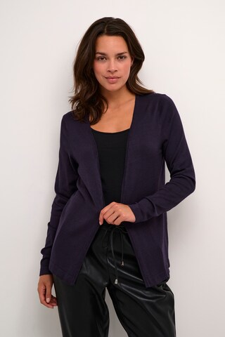 Cardigan 'Fenia' Kaffe en violet : devant