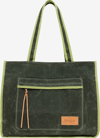 DesigualShopper torba - zelena boja: prednji dio