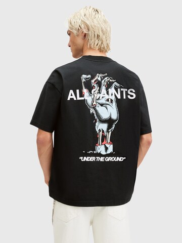 AllSaints Shirt 'UNDERGANG' in Black: front