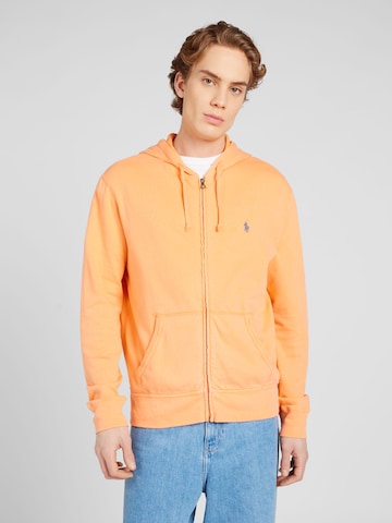 Polo Ralph Lauren Regular Fit Sweatjacke in Orange: predná strana