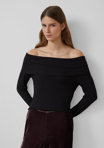 s.Oliver Shirt in Schwarz: Vorderseite