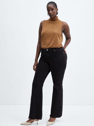 MANGO Bootcut Farmer 'fiona' - fekete