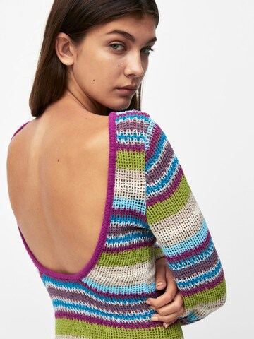 Rochie tricotat de la Pull&Bear pe mov
