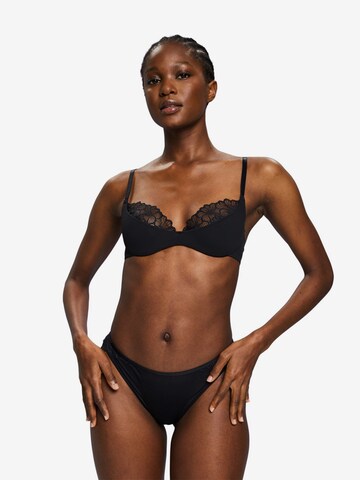 Push-up Soutien-gorge ESPRIT en noir : devant