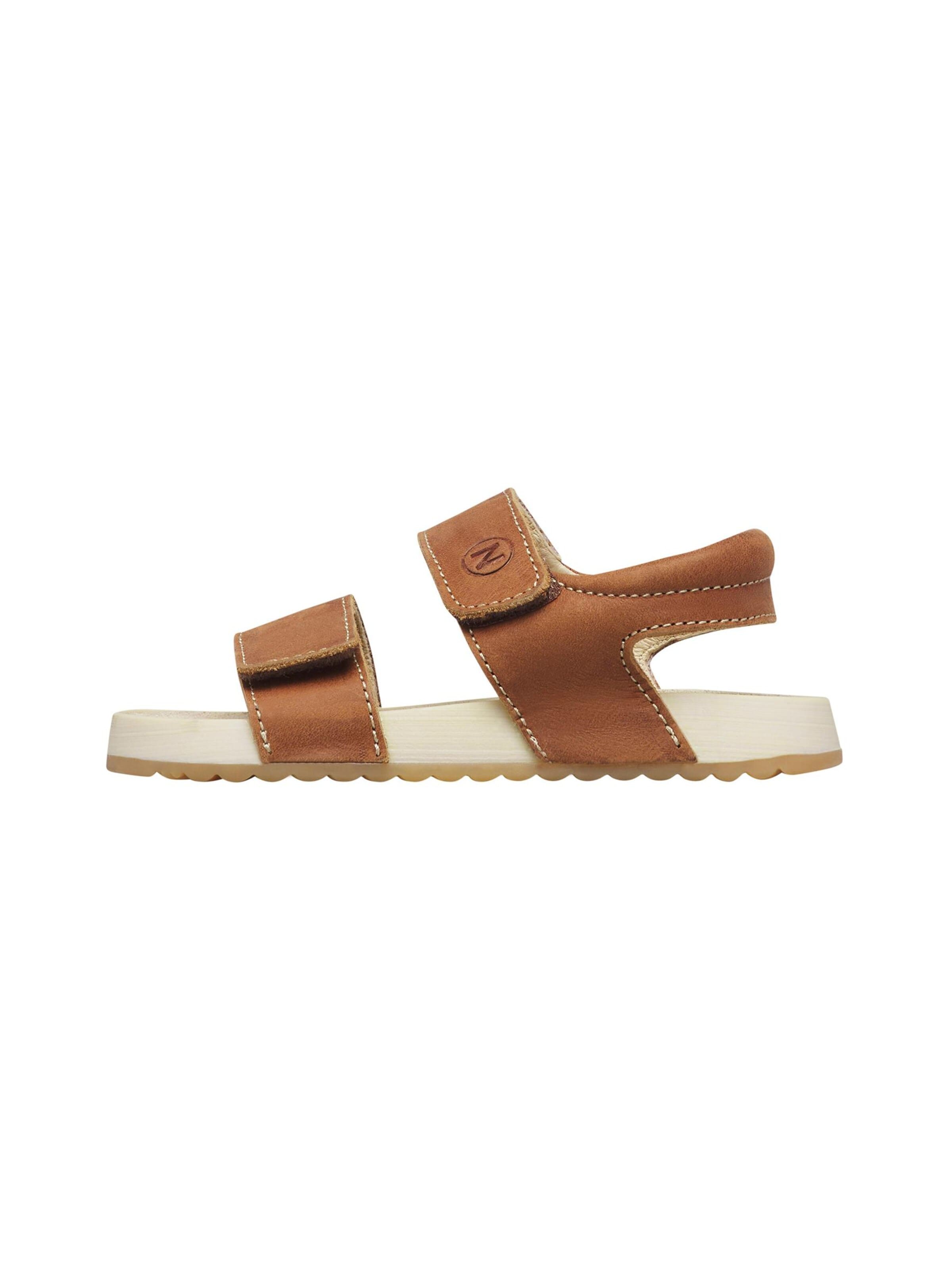 NATURINO Sandalen 'SALNY.' in Bruin: voorkant