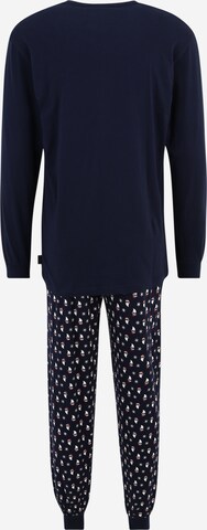 TOM TAILOR Pajamas long in Blue