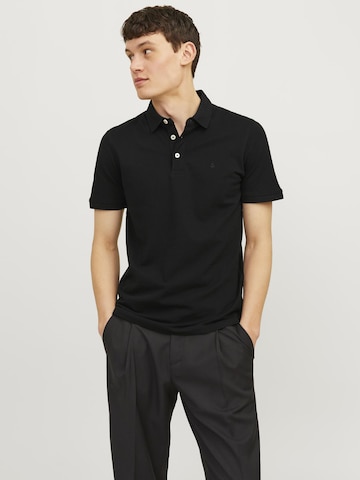 JACK & JONES Poloshirt 'JJEPaulos' in Schwarz: Vorderseite