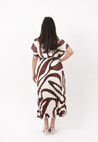 Elara Dress in Brown
