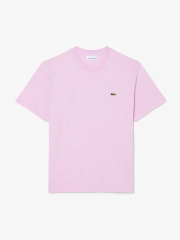LACOSTE Shirt ' Crewneck Tee ' in Pink