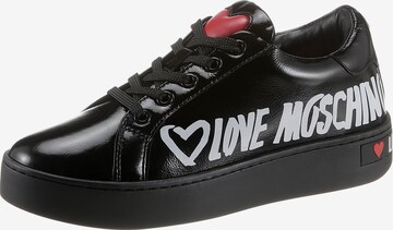 Love Moschino Sneakers in Black: front