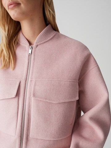 OPUS Φθινοπωρινό και ανοιξιάτικο μπουφάν 'Hiso' σε ροζ