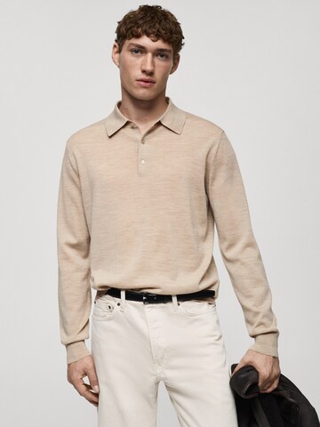 Pull-over 'Willys' MANGO MAN en beige : devant