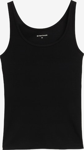 TOM TAILOR Top in Black: front