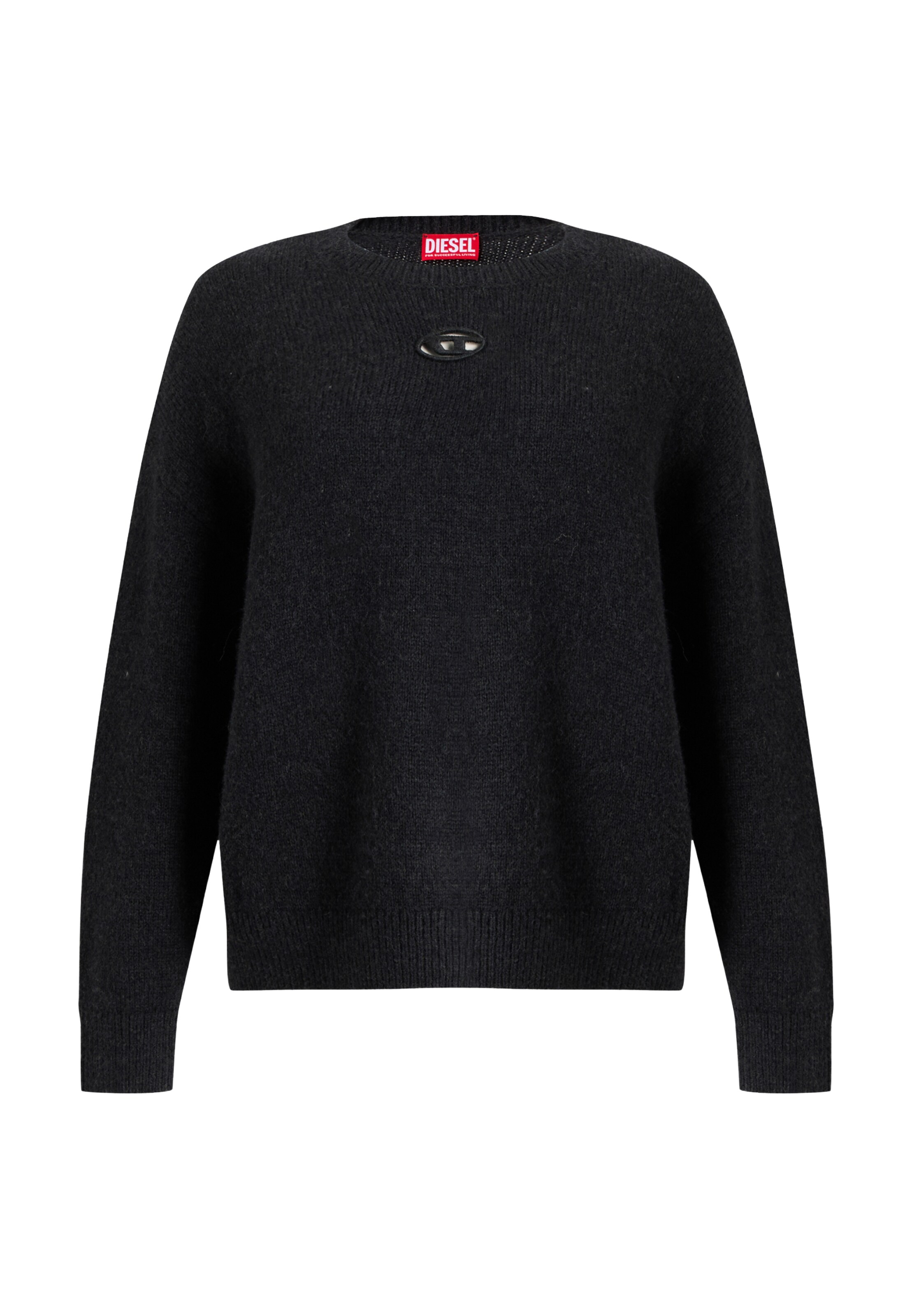DIESEL Sweater 'M-AREETA' in Grey: front