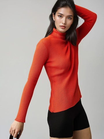 My fashion Pullover in Orange