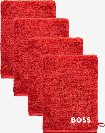 BOSS Home Handtuch  'PLAIN' in Rot: predná strana