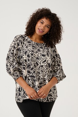 Chemisier 'Haliah ' KAFFE CURVE en beige : devant