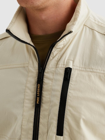 Giacca di mezza stagione 'Hybrid jacket with zipper closure and side pockets' di PME Legend in beige