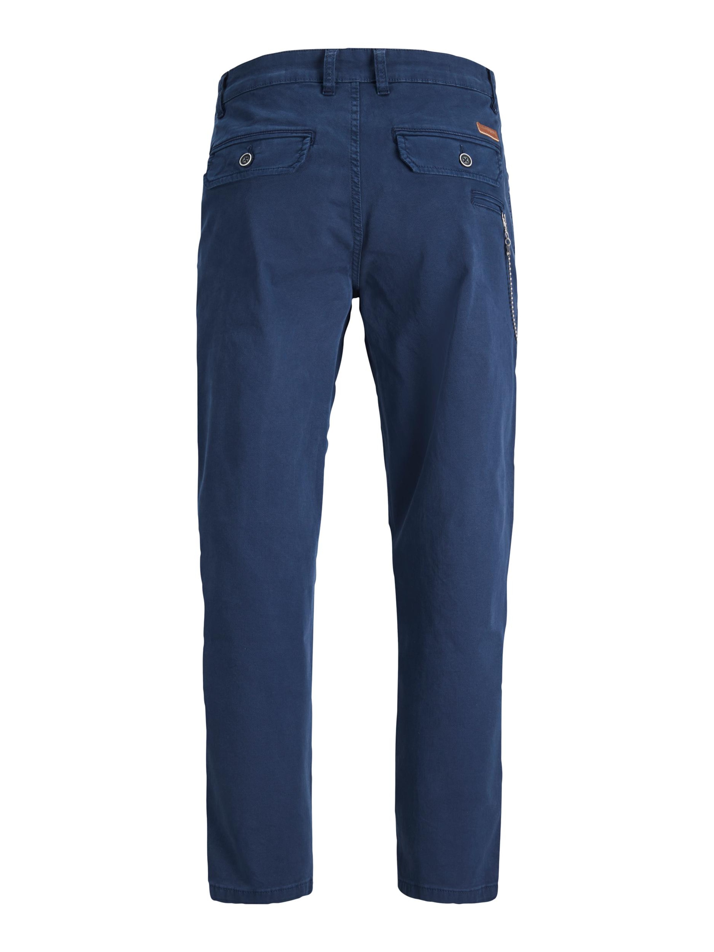 JACK & JONES Szabványos Élére vasalt nadrágok 'FREDDIE' - kék