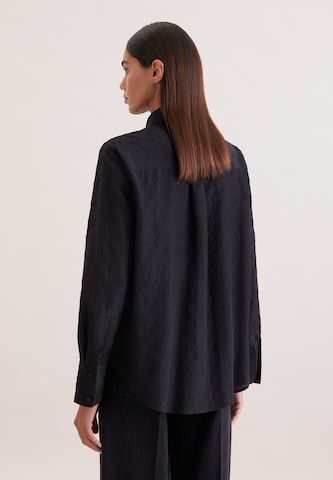 SEIDENSTICKER Blouse in Zwart