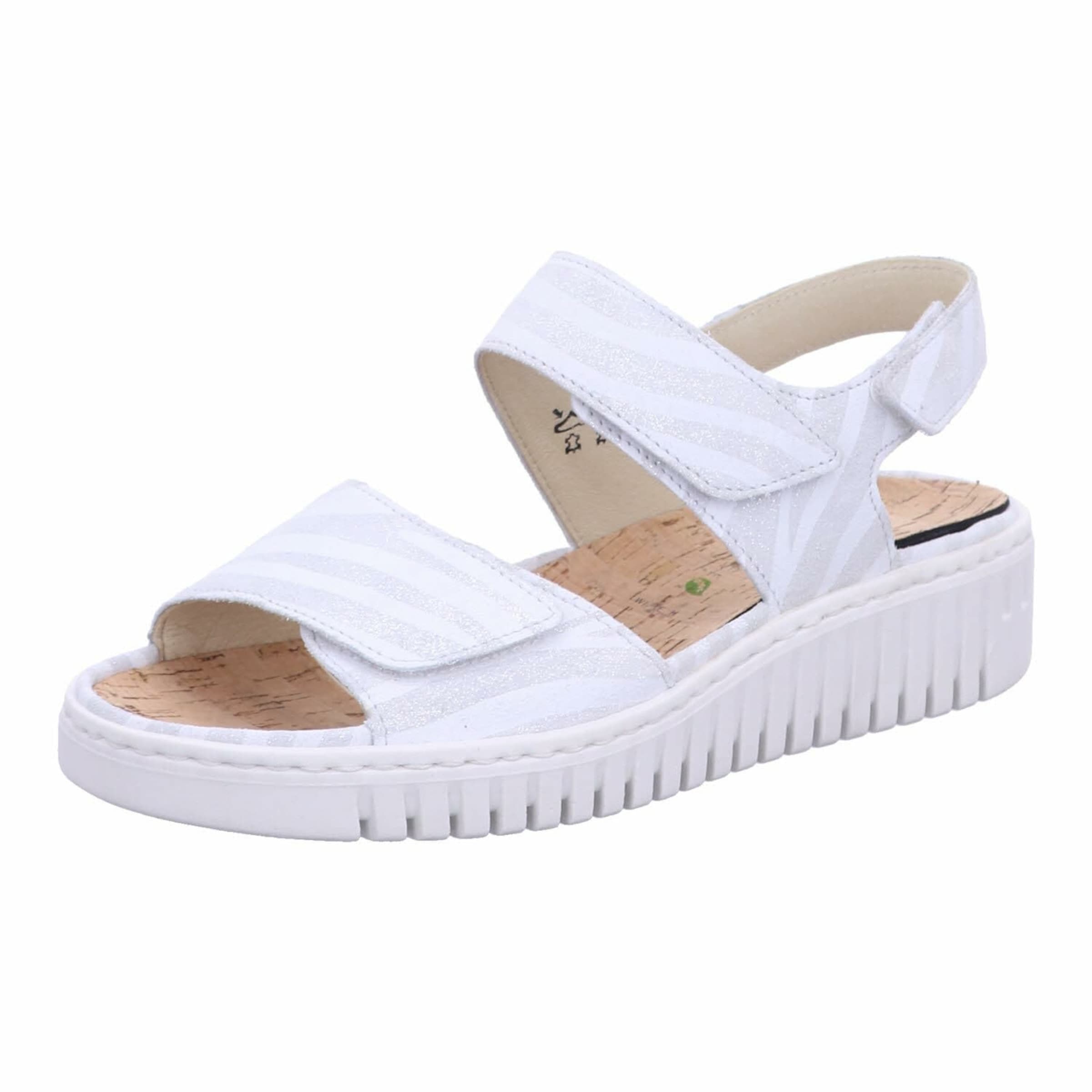 Sandales WALDLÄUFER en blanc : devant